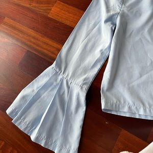 Light blue long sleeve blouse